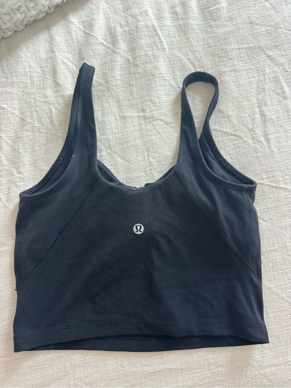 lululemon athletica Black Cropped align tank size 4